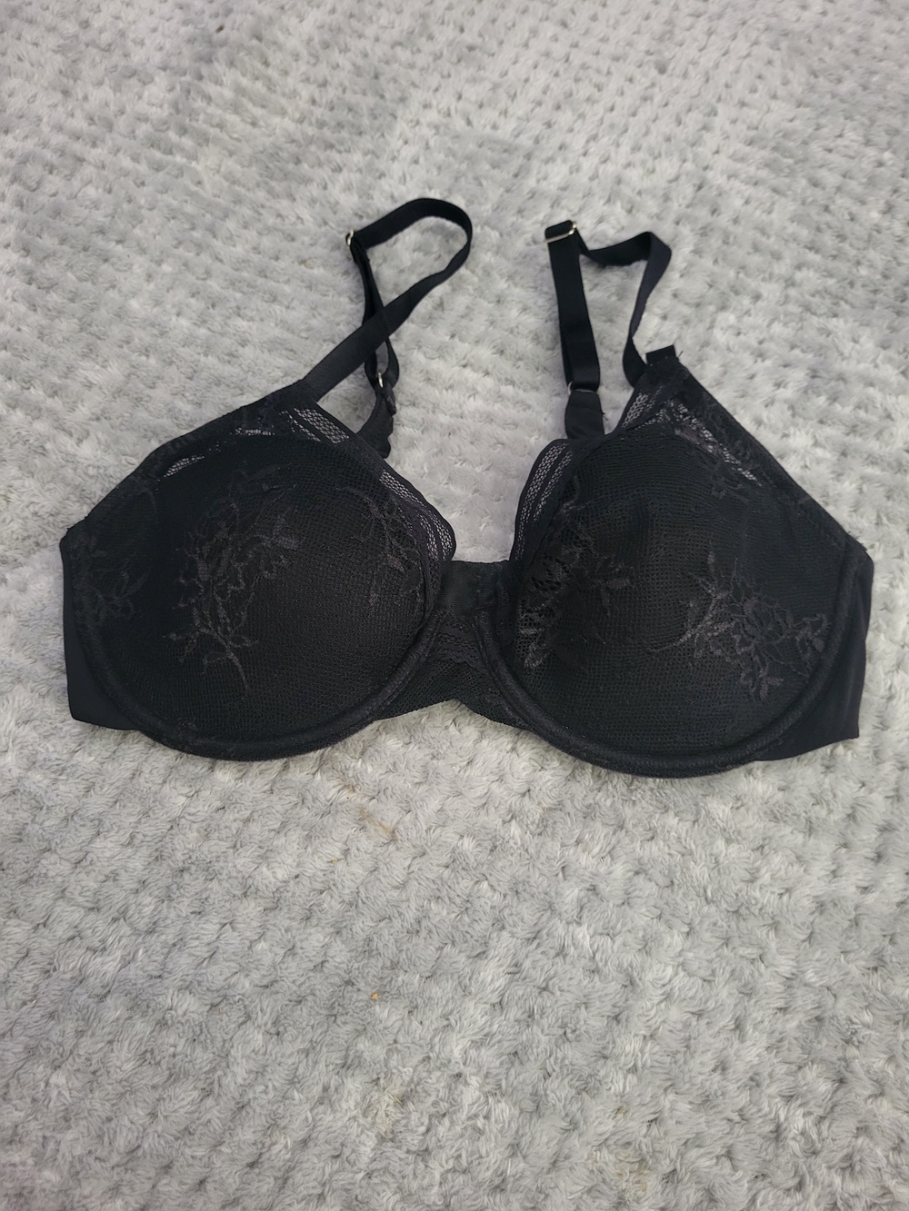 Nwot Natori Black Lace Underwire‎ Bra 32C